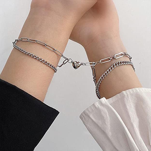 Personalized Couple Magnetic Bracelet Set Love Matching Bracelet | Unique  bracelets, Bracelet set, Magnetic bracelet