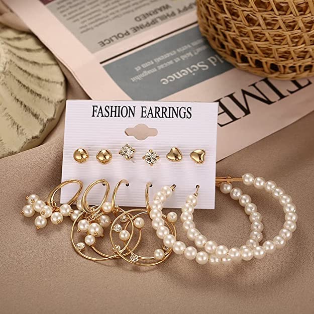 White Pearl Earrings - By Jewellery Hat - Fashion Jewellery January 2023 -  White Pearl Earrings at Rs 1049.00 | Meerut| ID: 2850025830430